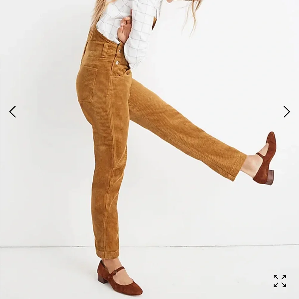 Madewell Straight Leg Overalls Corduroy Edition - Picture 2 of 5